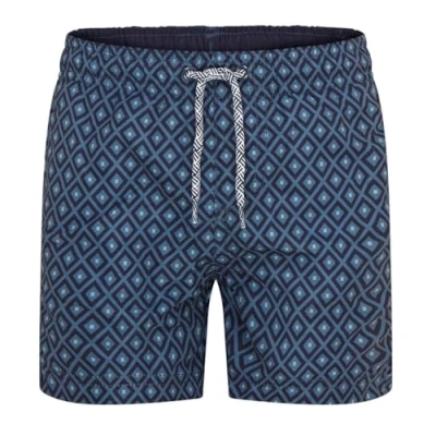 Immagine di Ript Performance Ragazzo Essentials Pantaloncini da Bagno a Rapida Asciugatura con Protezione Solare UV 50, Stampa Diamante Blu Avio, 3 4 Anni
