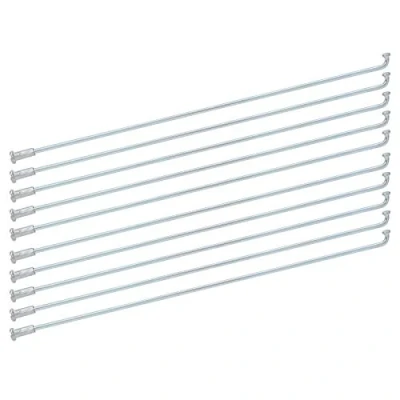 Immagine di Raggi per Bicicletta Elettrica,Raggi Bici 13G 2.2mm in Acciaio Inossidabile Accessori Tricicli Biciclette combinati (10 Pezzi/Vendita)