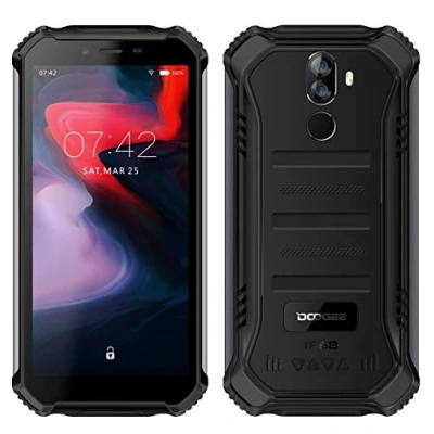 Immagine di DOOGEE (3GB + 32GB robusta 4G Android 9,0 Rugged Smartphone in Offerta 5,5’’ HD+ (Gorilla Glass 4) IP68 impermeabile Resistenti Cellulare militare, dual SIM, 4650mAh, GPS/NFC Nero