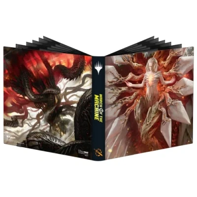 Immagine di Ultra PRO March of The Machine 12 Pocket Binder for Magic: Gathering Protect up to 480 Standard Size Cards In Side Loading Pockets, Gaming &amp; Collectible Trading