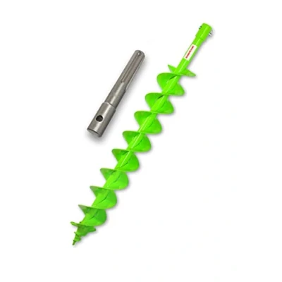 Immagine di WERHE® Profi drill Acciaio massiccio, punta da terra per trapano 80 mm a doppio albero estremamente robusto con adattatore SDS Max Pile Well precisa.
