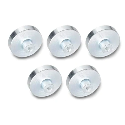 Immagine di Ganter NormElements, magneti con filettatura interna, GN 50.2 HF 25 M4, materiale magnetico, ferrite duro, 5 pezzi