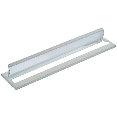 Immagine di ARREGUI C613 Maxi Copri fessura in acciaio per Porte o Cancelli Esterno, Portalettere Apertura 32,5 x 3 cm, Anticorrosivo, Facile da Installare, Misura 34,6 7,5 Bianco