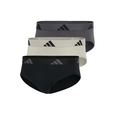 Immagine di adidas Sportswear 3ER PACK Active FLEX Slip Schwarz taupe dunkelgrau, Uomo, Taglia: Large, dunkelgrau