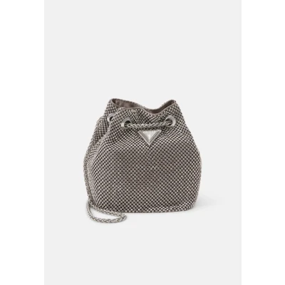 Immagine di Guess Zalina Pouch Borsa a tracolla silvercoloured, Donna, Taglia: One Size, Silver coloured