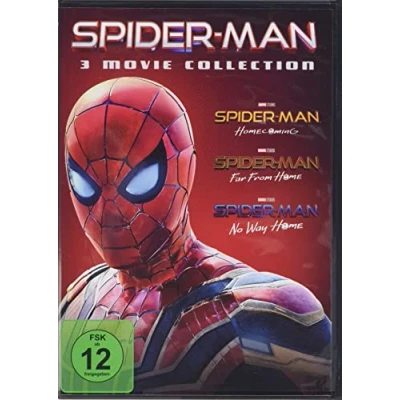 Immagine di Spider Man Homecoming, Far From Home, No Way HOME BUNDLE 3 DVD Set
