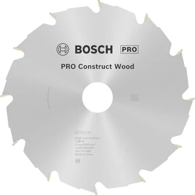Immagine di Bosch Accessories Construct Wood 2608640633 Lama circolare in metallo duro 190 x 30 2.6 mm Numero di denti: 12 1 pz.