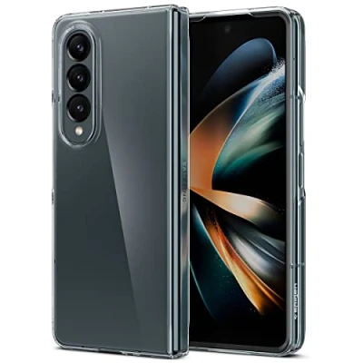 Immagine di Spigen Cover Air Skin Compatibile con Samsung Galaxy Z Fold 4 5G Trasparente
