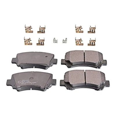 Immagine di FEBI BILSTEIN 116352 Kit pastiglie freno Assale anteriore con segnalatore acustico usura lamierino anticigolío, materiale di fissaggio