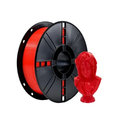 Immagine di iBOSS PLA Plus (PLA+) Filamento per Stampante 3D, 1.75 mm Plus, Precisione di Misurazione +/ 0.02 mm, Bobina da 1 kg (2,2 lbs) Rosso