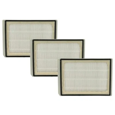 Immagine di vhbw 3x Filtro compatibile con Kärcher VC 5200, 5300, SV 1902, 7, 1905, 7 (white) aspirapolvere HEPA anallergico