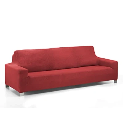 Immagine di Martina Home Copridivano Super Elastico Multi Adattabile Daytona, Cotone Poliestere, Rosso, 1 Posti