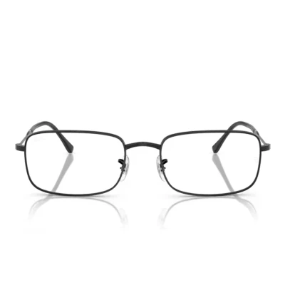 Immagine di Ray Ban Unisex RX3746V 2509 Montature da vista Metallo Nero Trasparente Geometrica Normale