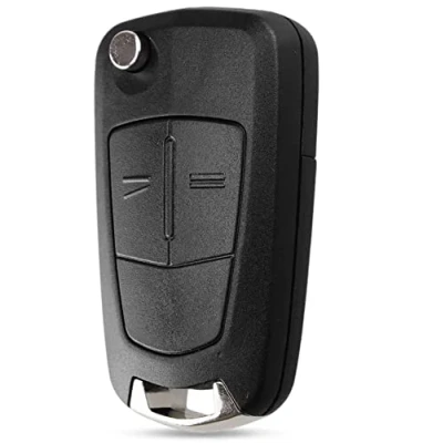 Immagine di HooRLZ Guscio chiave Opel a 2 tasti per Astra Antara Corsa Zafira, Vectra Tigra B, alloggiamento del telecomando, chiavi, pilota, auto, 1 pezzo
