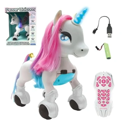 Immagine di Lexibook Power Unicorn® Il mio Robot da addestramento con telecomando, funzione di e controllo dei gesti, danza, musica, effetti luminosi, ricaricabile
