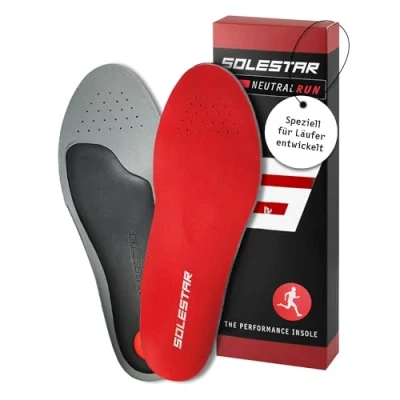 Immagine di Solestar Neutral Run Solette da corsa, taglia 35/36, unisex, per eliminare i disturbi e aumentare le prestazioni, massimo comfort