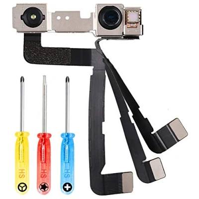 Immagine di MMOBIEL fotocamera frontale compatibile con iPhone 11 2019 12 MP Cavo flessibile per selfie sostituzione Incl. cacciaviti