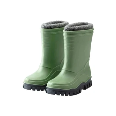 Immagine di Sterntaler Stivali in Gomma Unisex per Bambini con Scarpa Interna Rimovibile, Verde Pietra, 23 EU