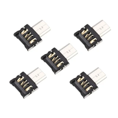 Immagine di chenyang 5 PACK Adattatore Micro USB OTG connettore da maschio a 2.0 femmina ultra mini