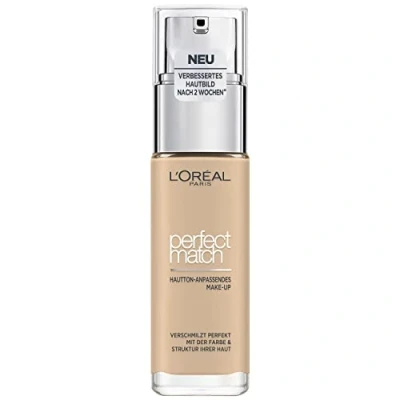 Immagine di L&#039;Oréal Paris Make up, fondotinta liquido con ialuronico e aloe vera, Perfect Match Up n. 1.5.N Linen, 30 ml