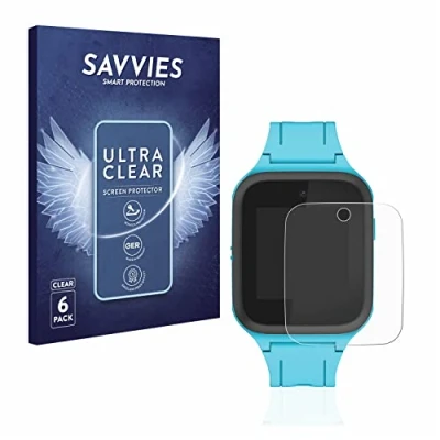 Immagine di savvies (6 Pezzi Pellicola Protettiva per TCL Movetime FamilyWatch Kids MT40X Protezione Schermo Trasparente