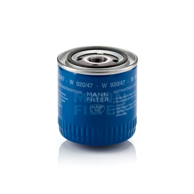 Immagine di MANN FILTER W 920/47 Filtro olio M 20 X 1.5 con una valvola blocco arretramento ad avvitamento JEEP: Cherokee II, CJ5 CJ8 SUV Cabrio