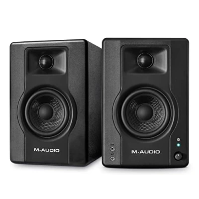 Immagine di M Audio BX4 BT Casse Attive Monitor Bluetooth da Studio con woofer 4,5 e 120 W di potenza per PC, musica, gaming, streaming, podcasting Djing, Coppia