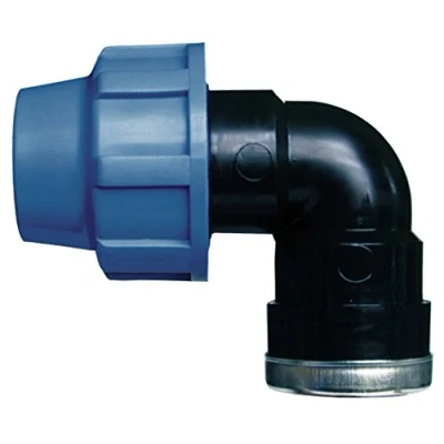 Immagine di Cornat Sistema di irrigazione angolare Tubo PE Ø 40 mm, Filettatura Interna 1 1/4 Pollici, Polipropilene, per Acqua Fredda