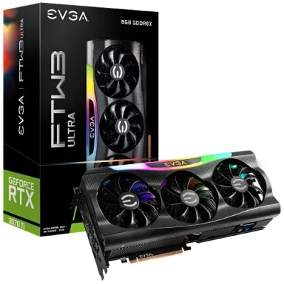 Immagine di EVGA GeForce RTX 3070 Ti FTW3 ULTRA GAMING, 08G P5 3797 KL, 8GB GDDR6X, iCX3 Technology, ARGB LED, Metal Backplate