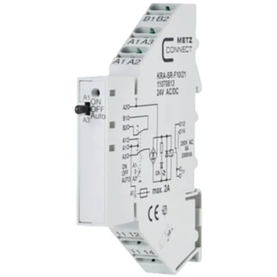 Immagine di Modulo daccoppiamento; 24, 24 V/AC, V/DC (max) 1 scambio Metz Connect 11070813 pz.