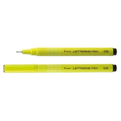 Immagine di Pilot Set di 3 pennarelli per calligrafia Lettering Pen, punta sottile, colore: Nero