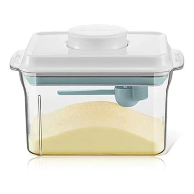 Immagine di Dispenser Per Latte In Polvere Da 1000 Ml, Contenitore Sigillato, Alimenti Portatile Polvere, Sigillo A Prova D&#039;Umidità