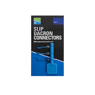 Immagine di Connettore per elastico Preston Slip Dacron Connector (3 pcs) Medium Green Accessori da pesca
