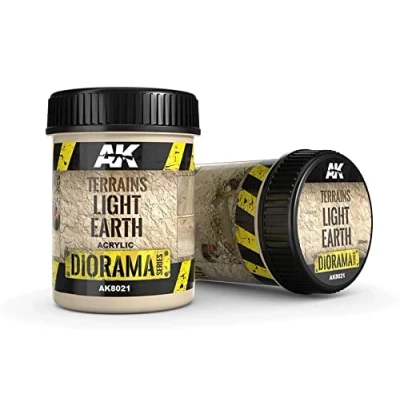 Immagine di AK INTERACTIVE : Pasta Terrains Effetto Terra Chiara 250ml (Acrilico)