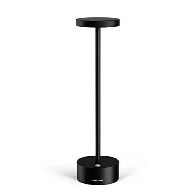 Immagine di Stiletto IP54 Interno/esterno USB C Lampada LED Ricaricabile da Tavolo senza fili Luce Regolabile in 2 intensità Casa e Ristorante