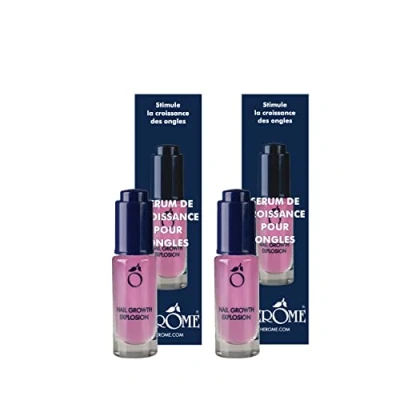 Immagine di Herome 2X Siero Unghie Crescita Esplosiva Curativo Idratant per una Rapida Crescita, Ideale Danneggiate con Silicio, Risultato: Lunghe e Forti 2 x 7 ml