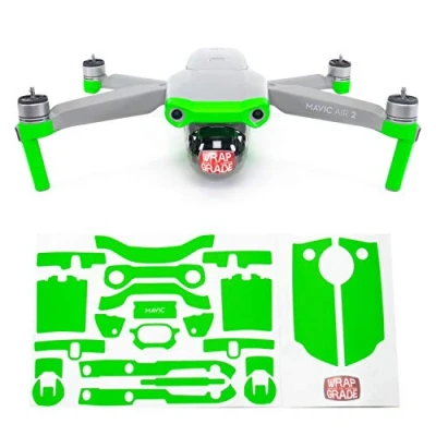 Immagine di WRAPGRADE Skin Compatibile con DJI Mavic Air 2 Accent Color A (Neon Green)