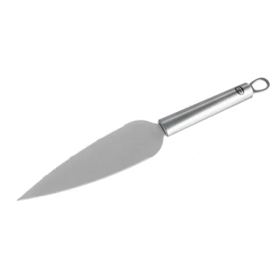 Immagine di Dr. Oetker Quality Kitchen Tools Dr.Oetker Coltello torta professionale 2in1, 31 cm, in acciaio inossidabile di alta qualità (colore: argento), quantità: 1 pezzo, 31cm