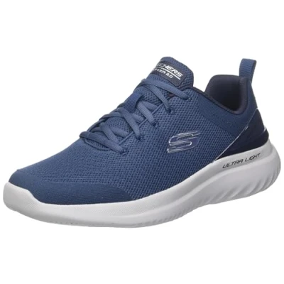 Immagine di Skechers Bounder 2.0 Nasher, Sneaker Uomo, Bordo in Rete Blu Navy, 48.5 EU