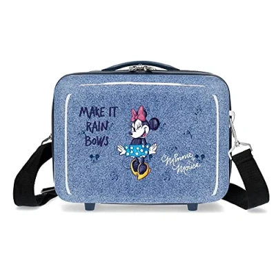 Immagine di Disney Minnie Make it Rain Bows Nécessaire regolabile con tracolla blu 29 x 21 15 cm Rigido ABS 9,14 L