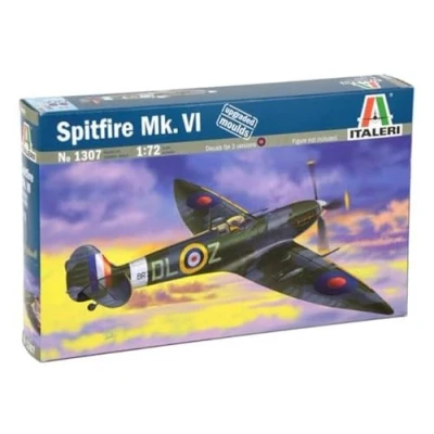 Immagine di Italeri 1307 Spitfire Mk. Vi Model Kit Scala 1:72