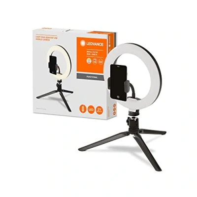 Immagine di LEDVANCE LINEAR LED MOBILE RING 4058075666870 Lampada da tavolo (monocolore) 5.50 W Nero