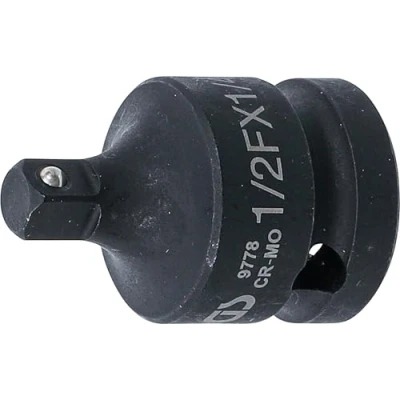 Immagine di BGS 9778 Adattatore per chiave a bussola Quadrato interno 12,5 mm (1/2&quot;) esterno 6,3 (1/4&quot;) Riduttore Avvitatore percussione
