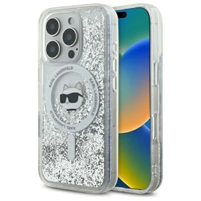 Immagine di CG MOBILE Karl Lagerfeld KLHMP16LLGCHSGH Cover per iPhone 16 Pro 6,3&quot;, colore: Trasparente
