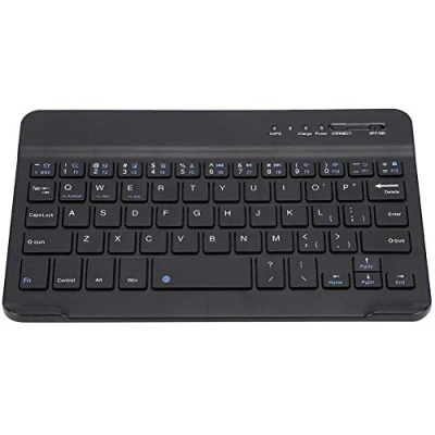 Immagine di Elprico Mini Tastiera Bluetooth, Bluetooth wireless in lega di alluminio portatile da 7 8 pollici per Android IOS WIN