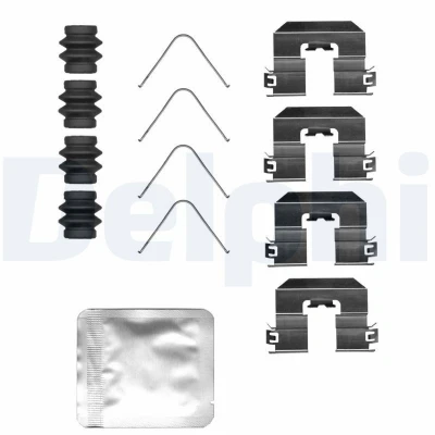 Immagine di DELPHI LX0685 Kit accessori, Pastiglia freno KIA: CARENS 4