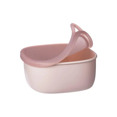 Immagine di b.box Contenitore Pranzo Plastica con Coperchio in Silicone per Portapranzo Alimenti Lavabile Lavastoviglie e Adatto a Microonde 400 ml