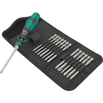 Immagine di Wera Kraftform Kompakt 838 RA R M Set 1 05051061001 Kit inserti 15 parti Croce Phillips, Pozidriv, TORX, Brugola interna, Taglio incl. Cacciavite