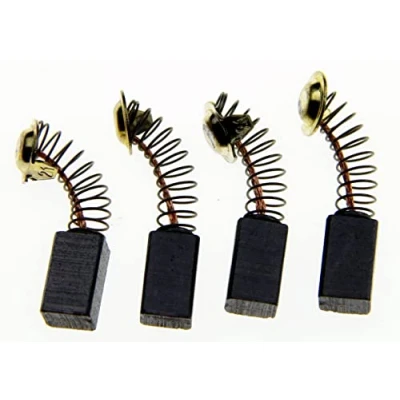 Immagine di 4 Pz Spazzole di Carbonio 999021 Adatto per Hitachi Utensili Elettrici Strumenti Motore G12SS G12SR2 D13V DH20 C8FSE C8FSHE 6.5x7.5x13