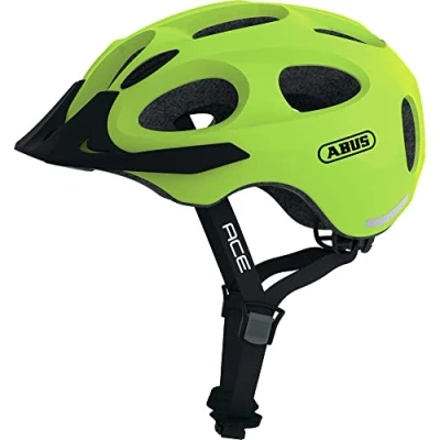 Immagine di ABUS Youn I ACE Casco da città bicicletta contemporaneo Per uso quotidiano uomo e donna Giallo, Taglia M
